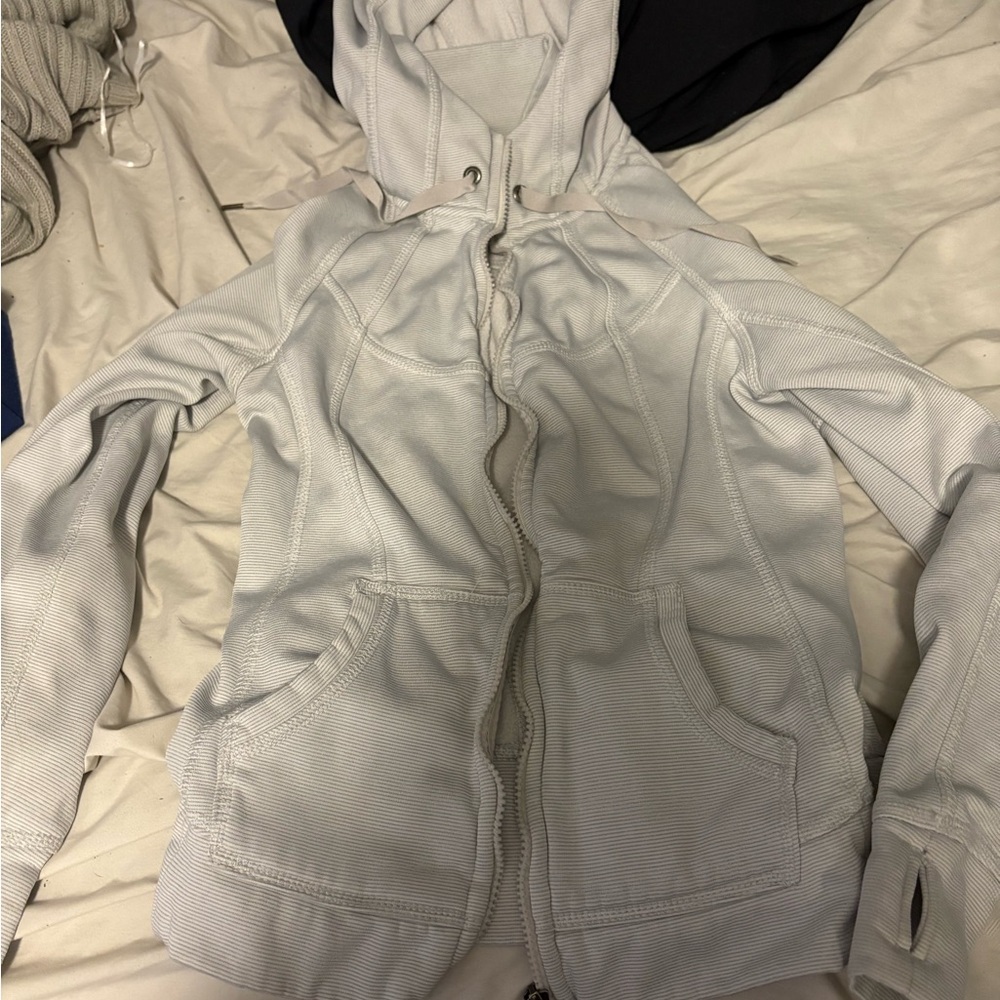 Tangerine Cream Hooded Jacket